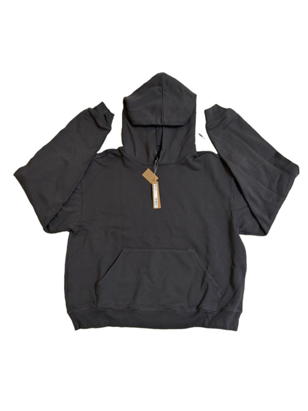 SKIMS TERRY HOODIE SWEATSHIRT ASH COLOT SIZE LARGE